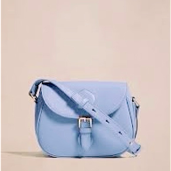 Banana Republic Blue Thistle Crossbody Bag - NWT - Picture 9 of 12